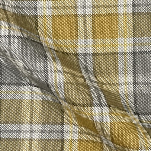 Canvas fabric ochre yellow - fabric,
