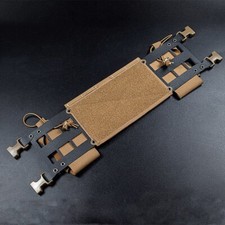 Tactical Hunt Vest Molle MK4 Chest Rig Extended Plate Side Walkie Talkie Pouch