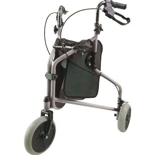 Silver three wheeled steel - silver,