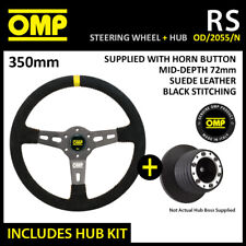 PEUGEOT 106 RALLYE 1.6 97-98 OMP RS SUEDE LEATHER 350mm STEERING WHEEL & HUB KIT