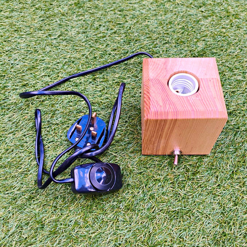 Wooden cube table - table, base