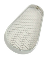 Chrome Fan Belt Guard Pulley Mesh Cover Aircooled Engine Beach Buggy or Trike