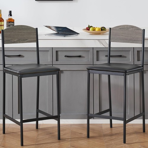 Set industrial bar stools - 2,