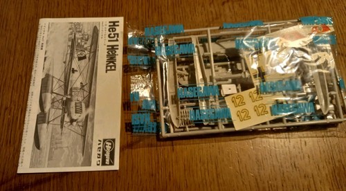 Hasegawa b16 heinkel he - hasegawa, 1/72