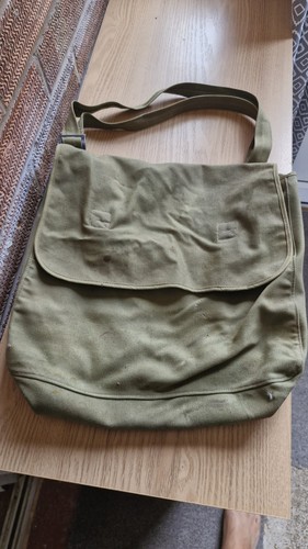 Vintage military canvas bag - vintage, /