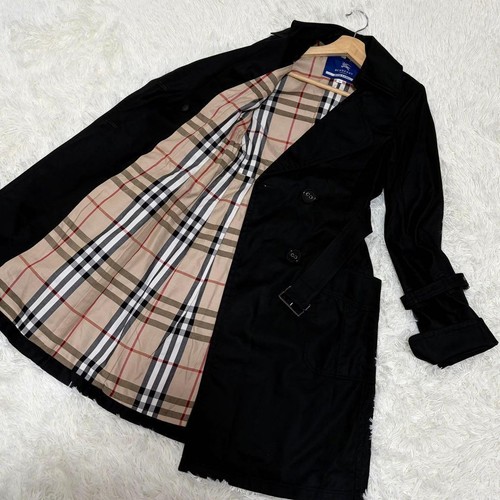 Burberry blue label trench - blue,
