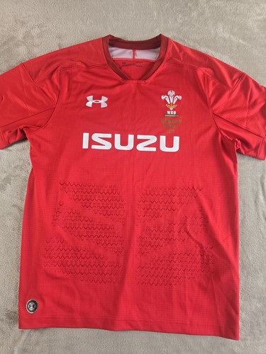 Wales rugby shirt large - rugby, red