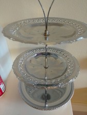 Vintage Silver 3-Tier Cake