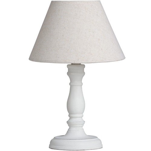 White bedside table - white,