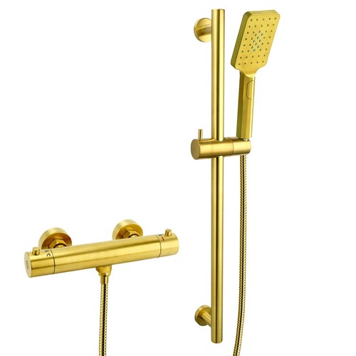 Brushed gold exposed - brushed,