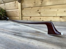 Double Bass Bow - Brazilwood - New Hair - Ideal For beginners 