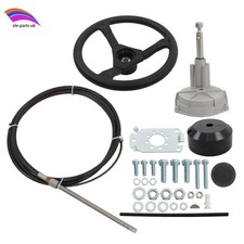 Kits With 12" Steering Cable FOR 12 Feet Boat Rotary Steering System Outboard