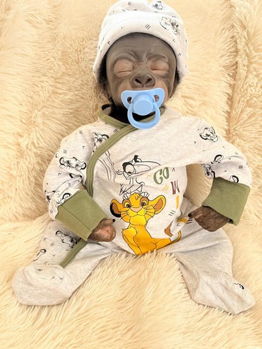 Reborn baby gorilla doll - reborn,