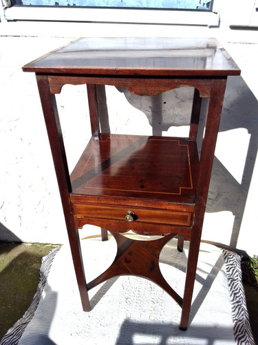 Georgian mahogany wash - mahogany, stand