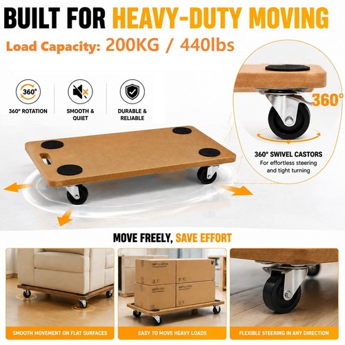 Heavy duty dolly trolley 200kg - heavy,