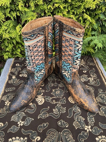 Vintage distressed leather - distressed,