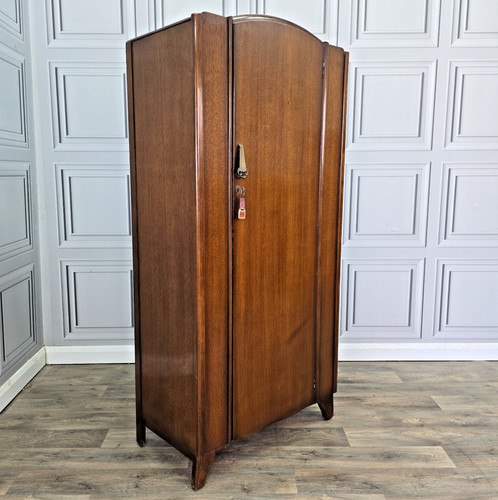 Vintage lebus wardrobe walnut - vintage,