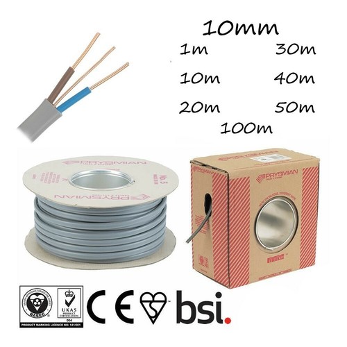 10mm twin and earth - 10mm,