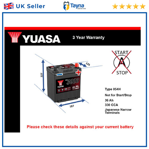 Battery fits mazda mx5 - battery,