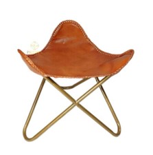 Leather Ottoman Stool,Indian