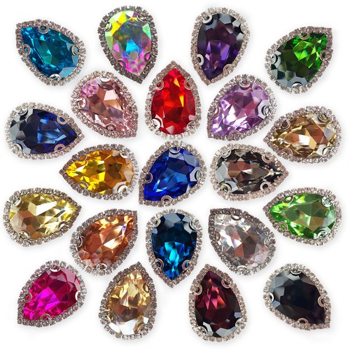 Jumbo teardrop glass crystal - jumbo,