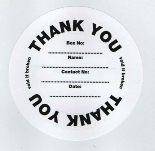 Security lid seals - seals/labels, for