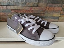 Dunlop Original Canvas Trainers The Green Flash - Size 9 UK. Grey - NEW.