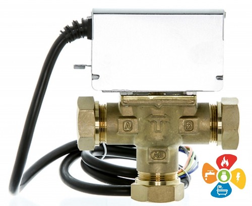 Port mid position valve - 3, 22mm