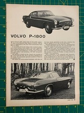 1960 Vintage Volvo P-1800