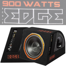 Edge Audio Active 12" Amplified Subwoofer Sub Bass Box Enclosure 900W EDB12A-E0