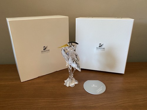 Swarovski silver heron - swarovski,