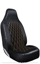 For MG MGB GT - Premium Black Diamond Quilted Single Seat Cover