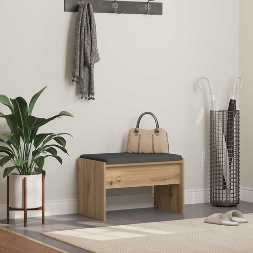 Vidaxl hall bench artisan oak - hall,