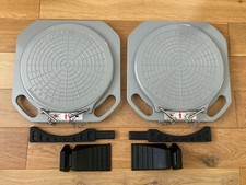 2x Wheel Alignment Bearing Turntables Turn Plates Tracking ONLY 4.6KG! UK SELLER