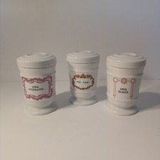 3x Apothecary Porcelain Jars - 19th Century - Hungary Hungarian
