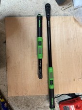 snap-on combination drive  torque wrench set 2pc green flex head