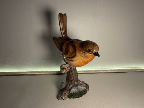 Vintage ceramic robin bird - robin,