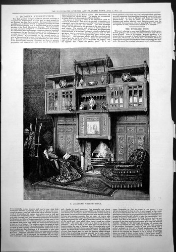 Old jacobean chimney - jacobean, piece