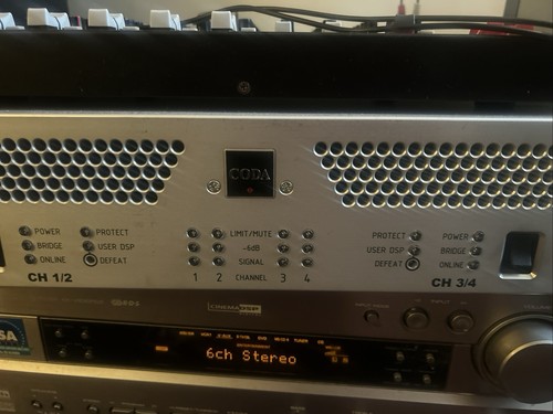 Coda audio channel - 4-channel, dsp