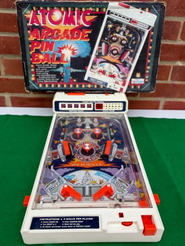 Vintage atomic arcade pin ball - atomic,