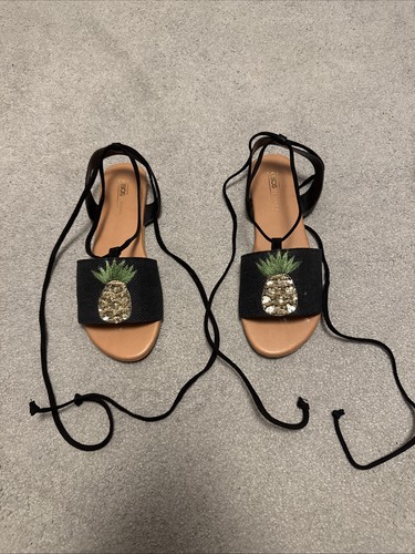 New asos ankle tie pineapple - asos,