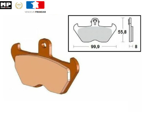 Set front brake - 2, pads