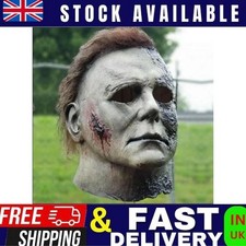 Michael Myers Horror Full Mask Latex Mask Halloween Fancy Dress Scary Costume UK