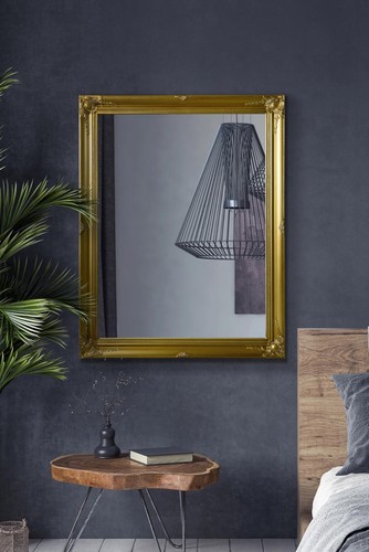 Large mirror gold - gold, ornate