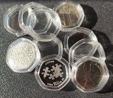 50P COIN CAPSULES DIRECT FIT
