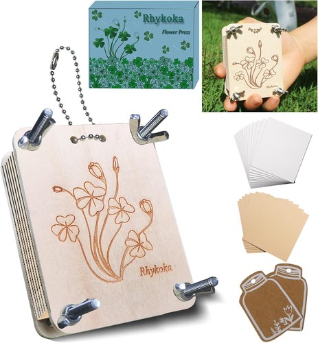 Rhykoka pocket flower press - flower, 6