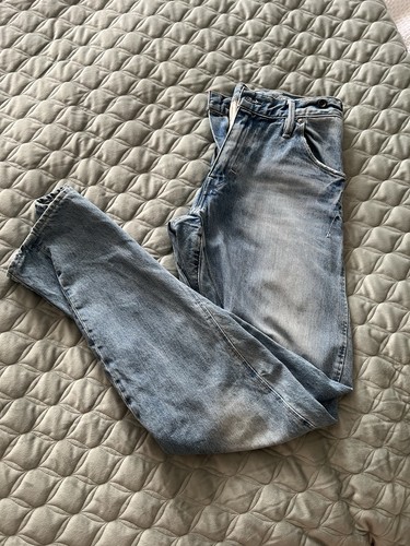 Star raw loose tapered - loose, faded
