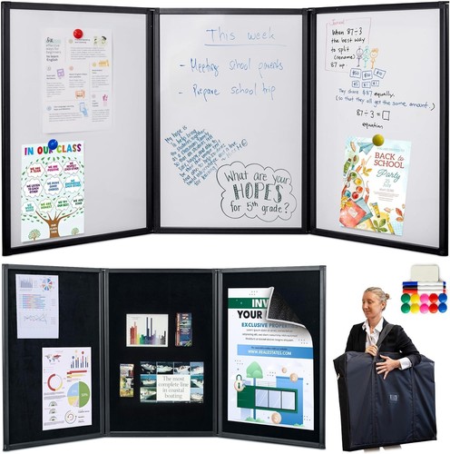 Tri fold panel display - tri,