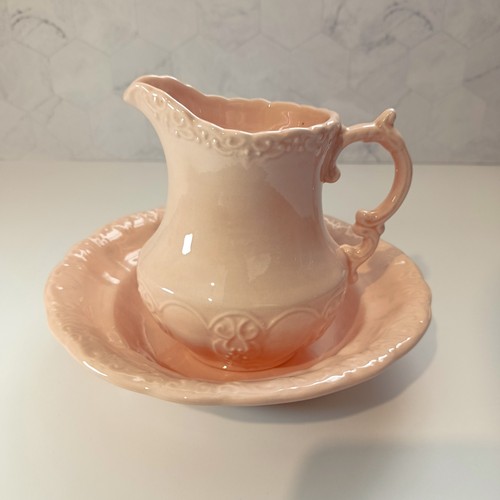 Vintage deborah pink wash jug - deborah,