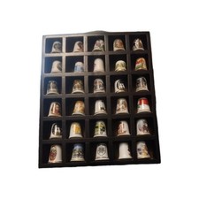 Vintage Thimble Display Case